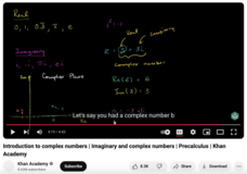 Introduction to Complex Numbers, Imaginary and Complex Numbers, Precalculus Instructional Video