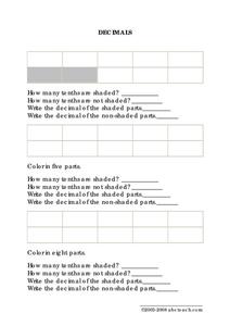Decimals Worksheet
