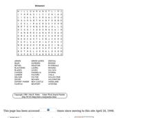 Delaware Worksheet