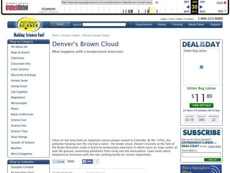 Denver's Brown Cloud Instructional Video