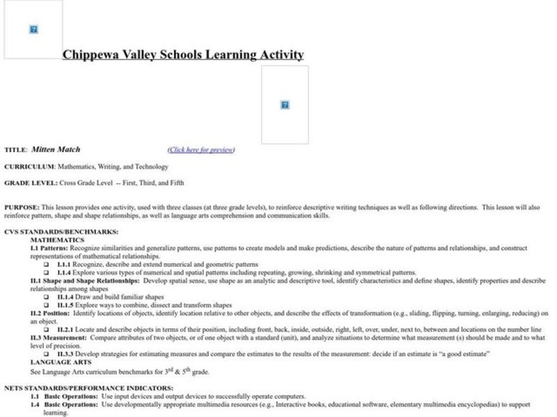 Descriptive Writing Lesson Plan