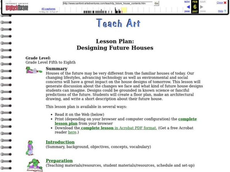 Designing Future Houses Lesson Plan