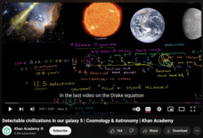 Detectable Civilizations in Our Galaxy 5, Cosmology and Astronomy Instructional Video