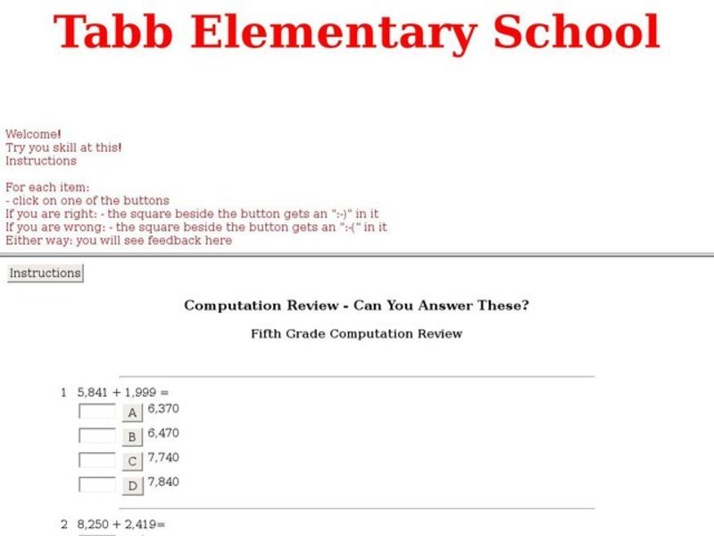 Computation Review 2 Interactive