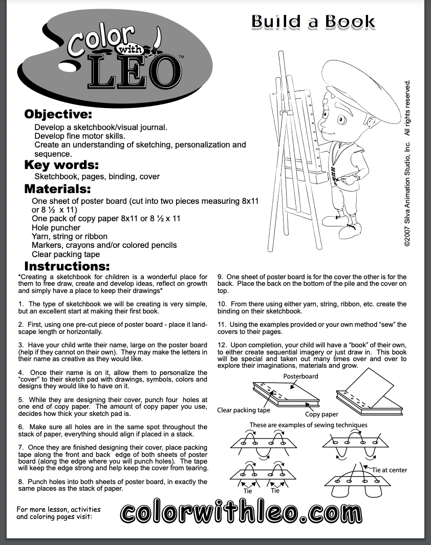 Build a book Worksheet