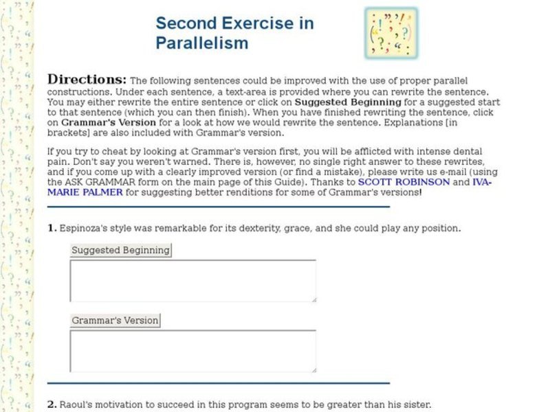 Second Exercise in Parallelism Interactive