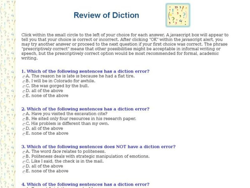 Review of Diction Interactive