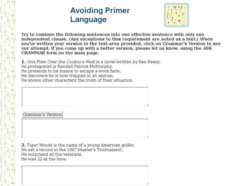 Avoiding Primer Language Interactive