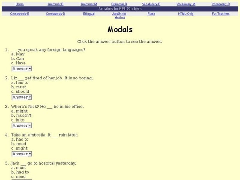 Modals Interactive