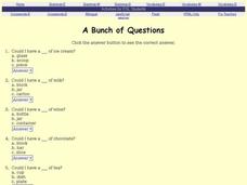 A Bunch of Questions: ESL Activity Interactive