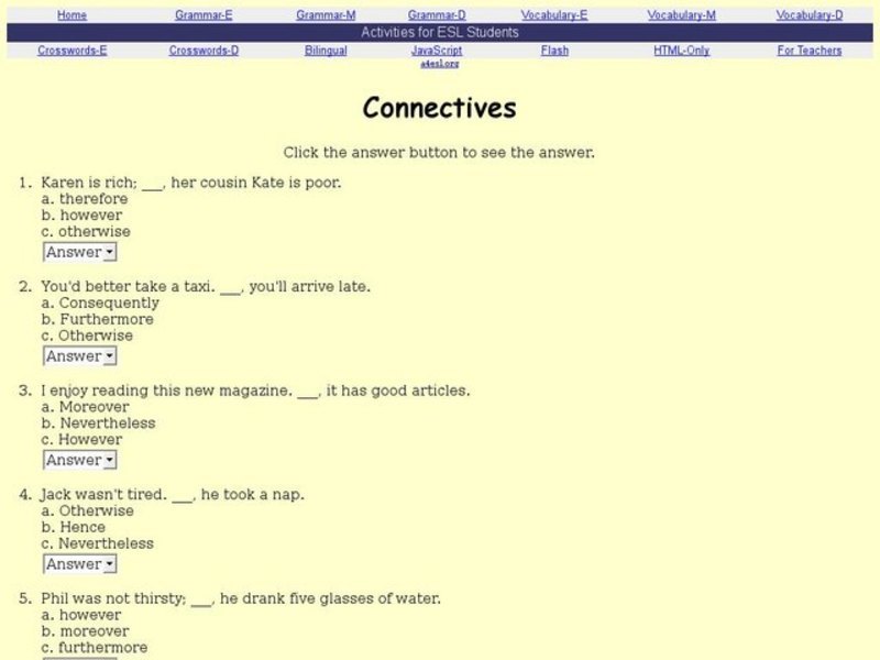 Connectives Interactive