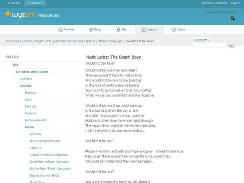 Complex Sentence Structure Interactive