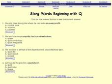 Slang Words Beginning With Q Interactive