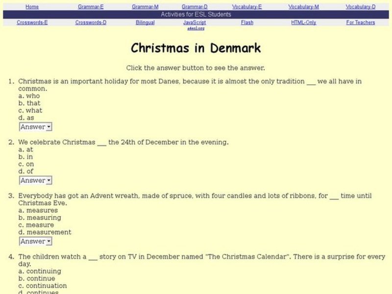 Christmas In Denmark Interactive