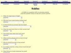 Riddles Activity Interactive