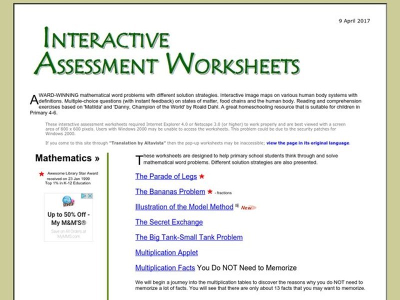 "Mosquito Life Cycle" Activity Interactive