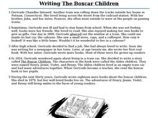 Writing The Boxcar Children Interactive
