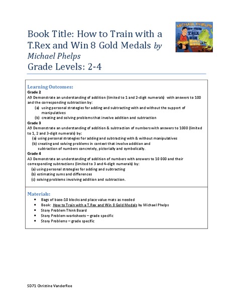 Dinosaur Math Lesson Plan