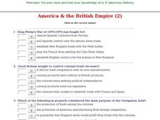 America & the British Empire (2) Interactive
