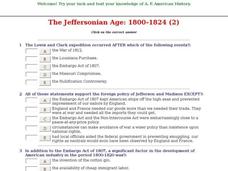 The Jeffersonian Age: 1800-1824 (2) Interactive
