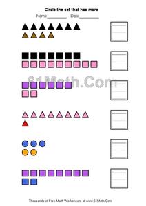 More or Less? Worksheet
