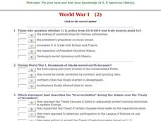 World War I   (2) Interactive