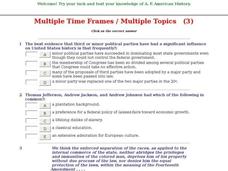 Multiple Time Frames / Multiple Topics   (3) Interactive