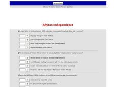 African Independence Interactive