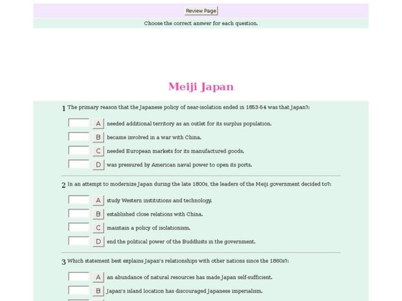 Meiji Japan Interactive