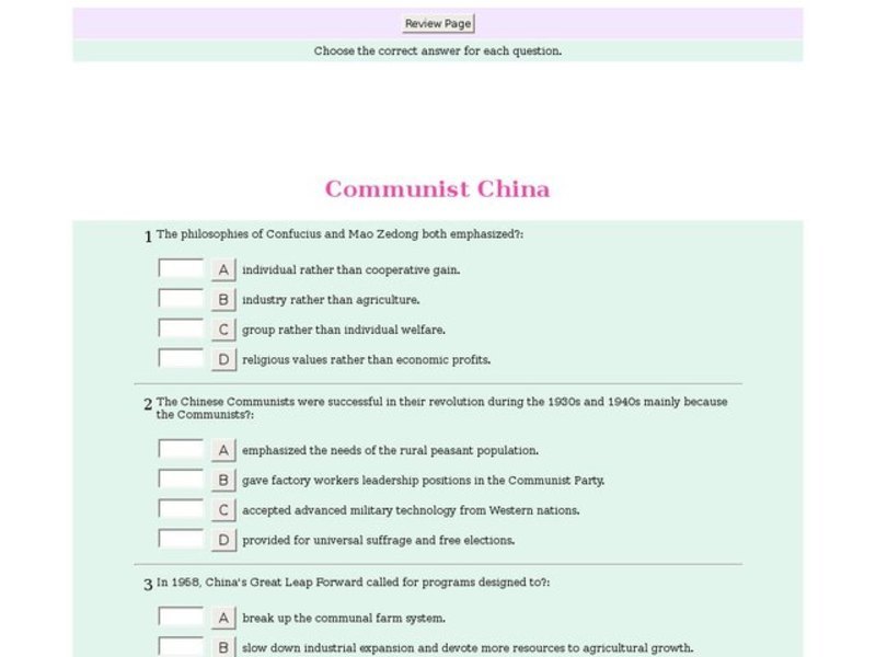 Communist China Interactive