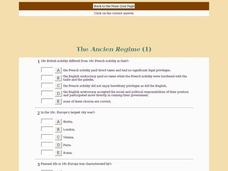 The Ancien Regime Interactive