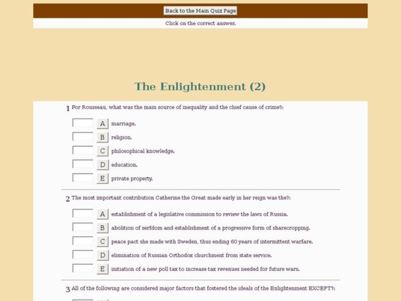 The Enlightenment (2) Interactive