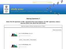 Making Questions 5 Interactive