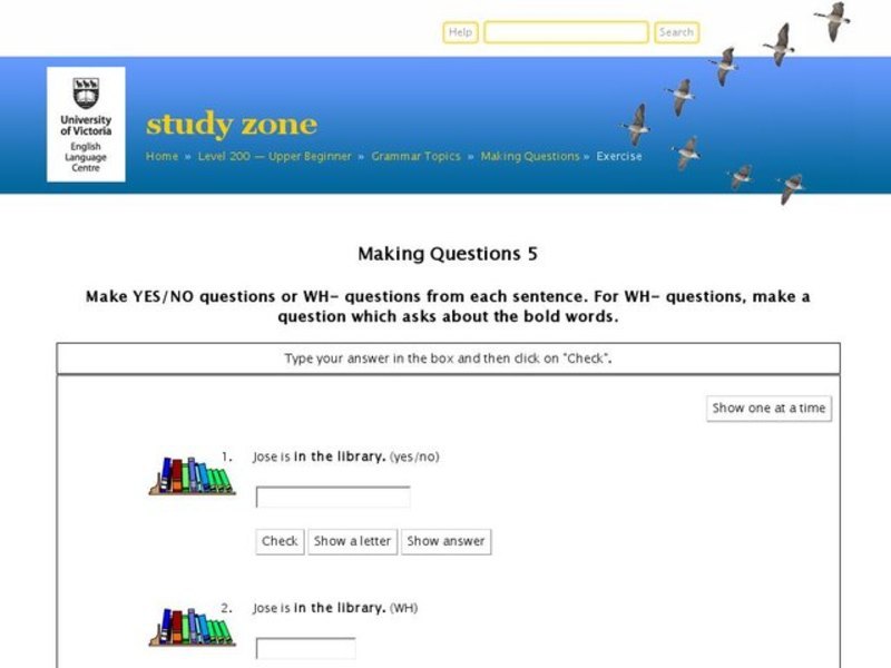 Making Questions 5 Interactive