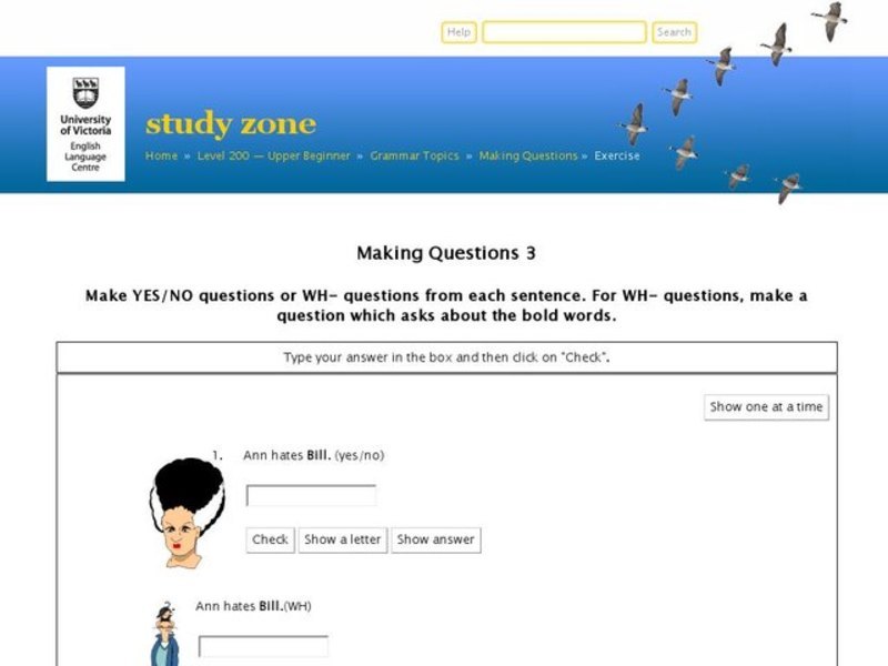 Making Questions 3 Interactive