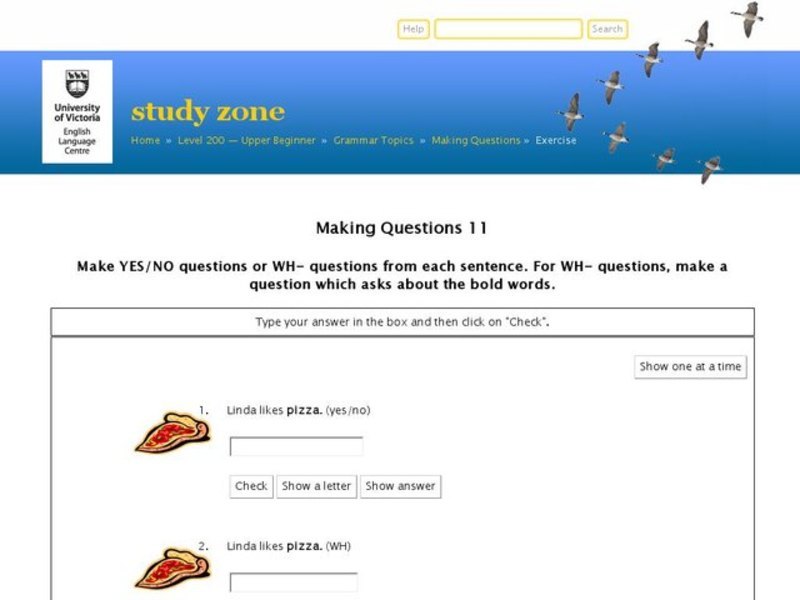 Making Questions 11 Interactive