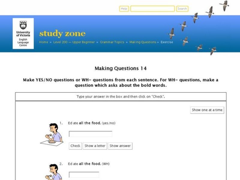 Making Questions 14 Interactive