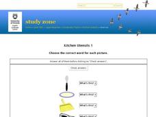 Kitchen Utensils 1 Interactive