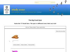 ESL: The Big Food Quiz Interactive