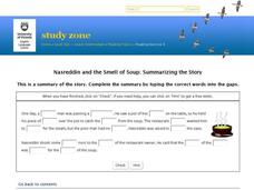 Nasreddin and the Smell of Soup Exercise 3 Interactive