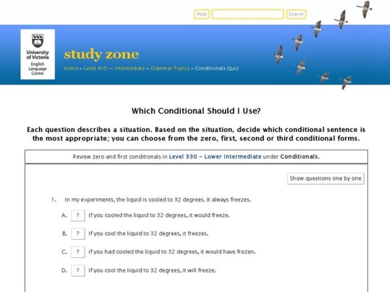 Which Conditional Should I Use Interactive
