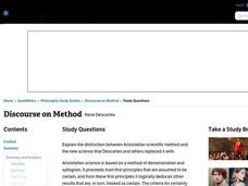 Discourse on Method Interactive