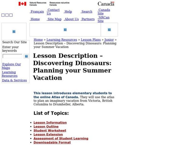 Discovering Dinosaurs: Planning your Summer Vacation Lesson Plan