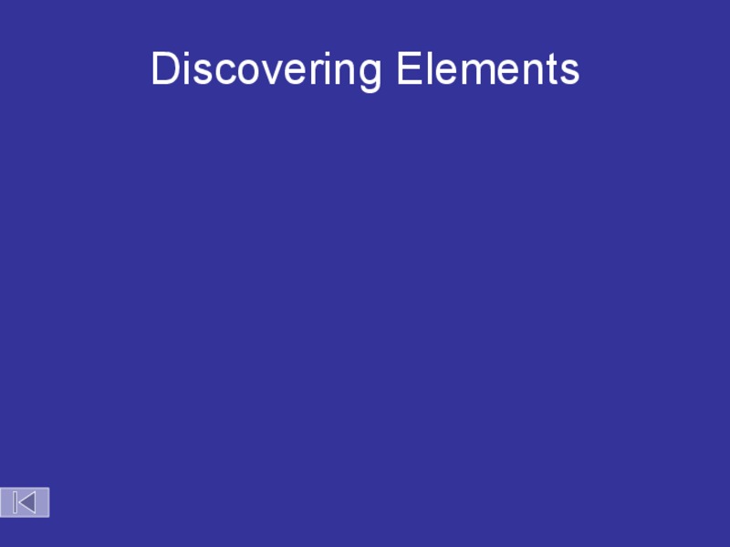 Discovering Elements PPT