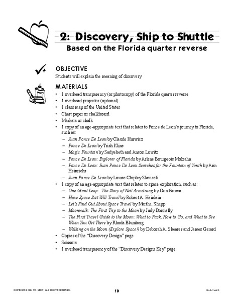 Discovery, Ship to Shuttle Lesson Plan
