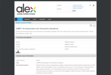 Jump! An Exploration into Parametric Equations Lesson Plan