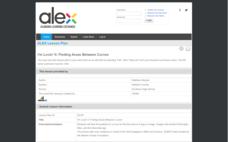 I'm Lovin' It: Finding Area Between Curves Lesson Plan