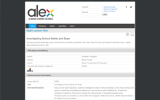Investigating School Safety and Slope Lesson Plan
