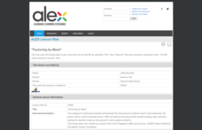 Factoring by Mack Lesson Plan