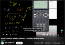 Distance Formula, Analytic Geometry, Geometry Instructional Video